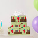 Pesquisar por robô papel de presente Retrô