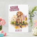 Pesquisar por cão com flores cartoes Para crianças