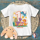 Pesquisar por aniversário de dino para bebes roupas Colorido