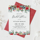Pesquisar por winter wedding convites Poinsettia