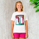 Pesquisar por letras coloridas camisetas Menina