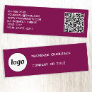 Pesquisar por cor magenta cartao de visita Código qr