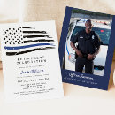 Pesquisar por linha azul fina convite convites Bandeira policial