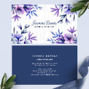 Pesquisar por floral roxo cartao de visita Para ela