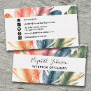 Pesquisar por penas coloridas cartao de visita Colorido