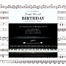 Pesquisar por piano aniversário convites Clássico