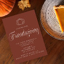 Pesquisar por thanksgiving convites Minimalista