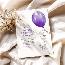 Pesquisar por balão roxo convites Para todos