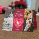 Pesquisar por 40 anos de casamento cartoes Vermelho