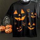 Pesquisar por abóbora iluminada camisetas Assustador