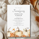 Pesquisar por thanksgiving potluck convites Aquarela