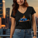 Pesquisar por fogo chamas camisetas Para ela