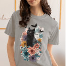 Pesquisar por gatos florais camisetas Halloween