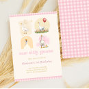 Pesquisar por bobo convites Gingham rosa