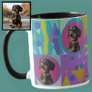 Pesquisar por cão do dachshund canecas Para pets