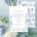 Pesquisar por floral branco azul 13 18 casamento convites Para eles