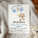 Pesquisar por blue teddy bear convites Balões