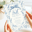 Pesquisar por girafa azul convites Toile de jouy