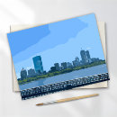 Pesquisar por silhueta da cidade cartoes postais Boston
