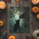 Pesquisar por gatos pretos bonitos cartoes postais Halloween