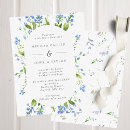 Pesquisar por floral branco azul 13 18 casamento convites Flores azuis