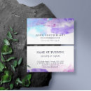 Pesquisar por psicólogos horizontal cartao de visita Azul