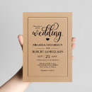 Pesquisar por papel kraft casamento convites Moderno