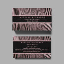 Pesquisar por rosa da zebra cartao de visita Moderno