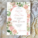 Pesquisar por floral cor de rosa casamento convites Elegante