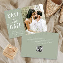 Pesquisar por boho save the date convites Código qr