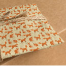 Pesquisar por raposa vermelha papel de presente Padrão