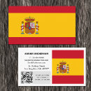 Pesquisar por bandeira espanhola cartao de visita Espanha