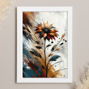 Pesquisar por flores abstratas pôsteres pósteres Trendy boho chic