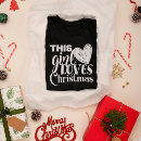 Pesquisar por arte do natal camisetas Para ela