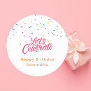 Pesquisar por feliz aniversario colorido adesivos Rosa