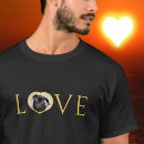 Pesquisar por corações dourados camisetas Para ele
