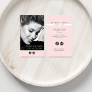 Pesquisar por rosa e preto cartao de visita Negrito