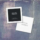 Pesquisar por preto e branco cartao de visita Simples