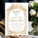 Pesquisar por borda dourada convites Chic elegante