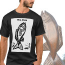 Pesquisar por peixes pretos camisetas Para ele