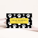 Pesquisar por patas brancas animais cartao de visita Para ela