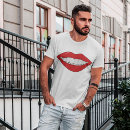 Pesquisar por boca vermelha camisetas Para ele