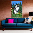 Pesquisar por norueguês artes pósteres Gato florestal norueguês