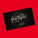 Pesquisar por cabeleireiro pessoal padrao cartao de visita Elegante