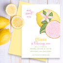 Pesquisar por cor de rosa da limonada aniversário convites Para ela