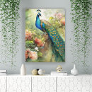 Pesquisar por flores azuis impressão de canvas Arte