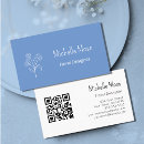 Pesquisar por qr codes cartao de visita Azul