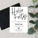 Pesquisar por do 40 aniversário convites 40º