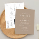 Pesquisar por casamento bege cartoes postais Minimalista