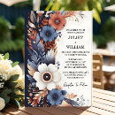 Pesquisar por marinho e de prata casamento convites Azul e branco